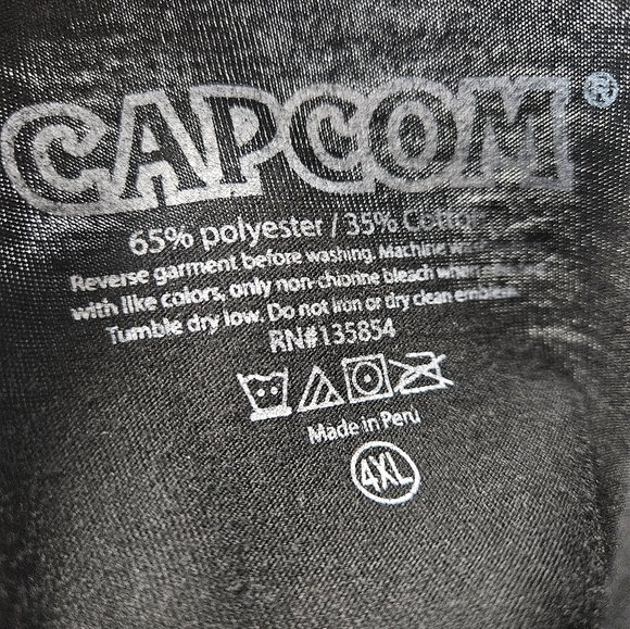 Street Fighter Ryu men's graphic longsleeve 4XL - Picture 6 of 6